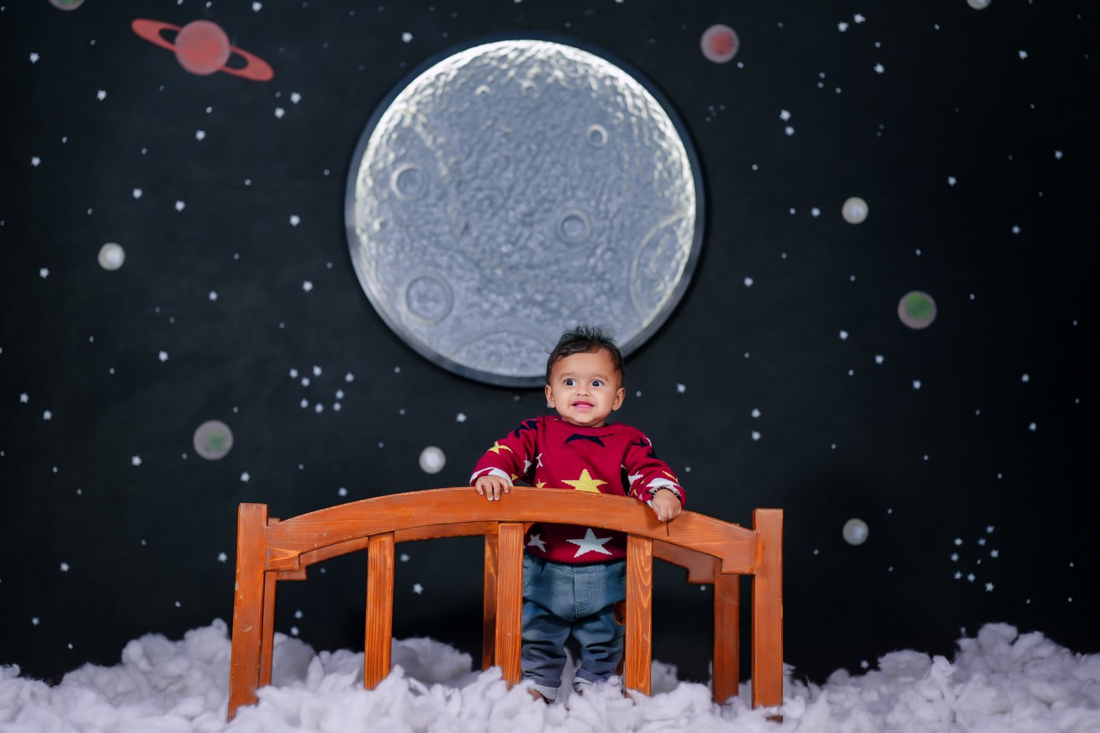 Representative pre-birthday 3d photography: Reach for the Moon