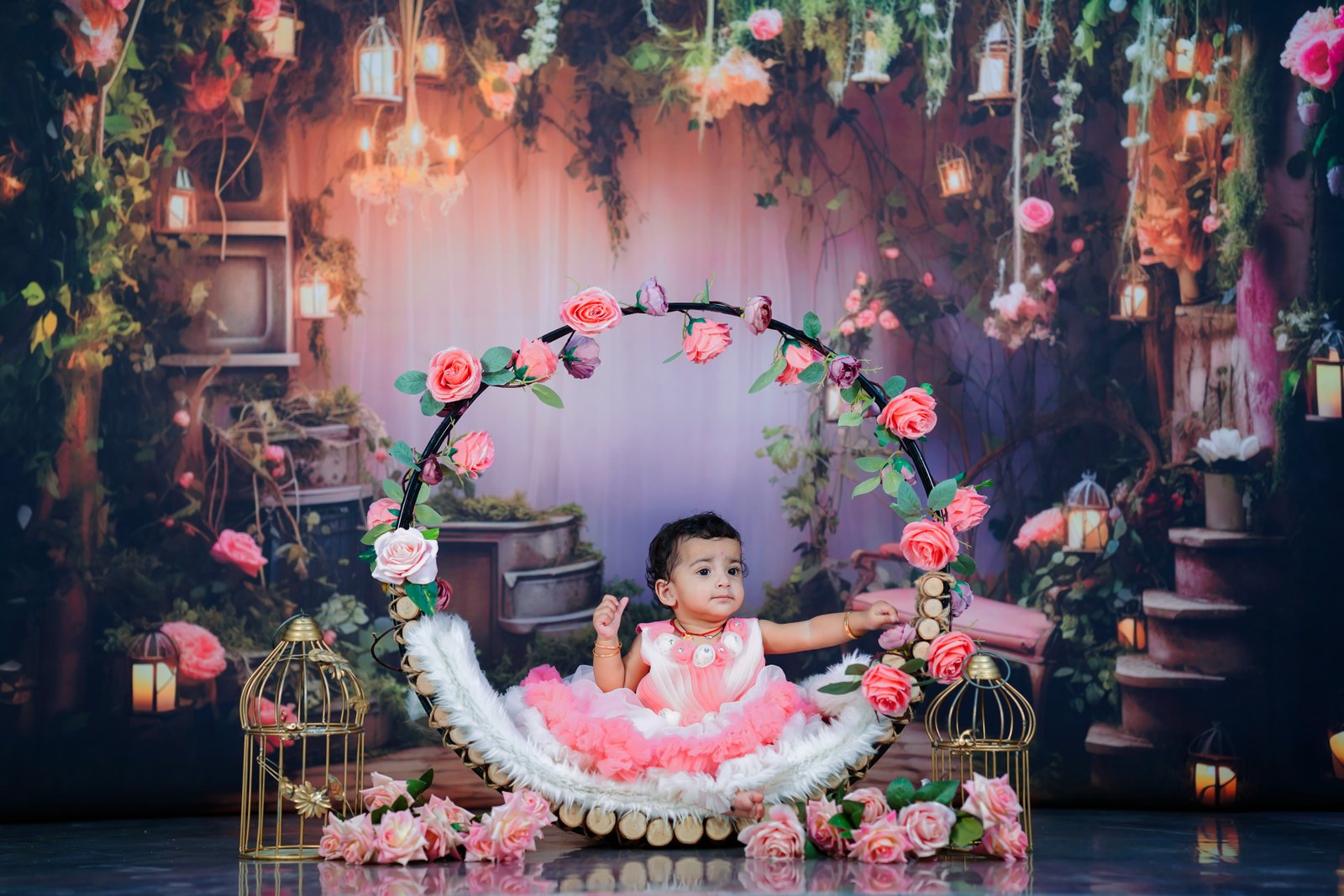 Representative pre-birthday 2d photography: Joyful Swing